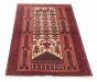 Afghan Royal Baluch 3'4" x 6'1" Hand-knotted Wool Rug 