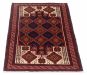 Afghan Royal Baluch 3'5" x 5'7" Hand-knotted Wool Rug 
