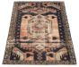 Persian Style 3'7" x 6'7" Hand-knotted Wool Rug 