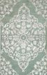 Transitional Green Area rug 5x8 Indian Hand-knotted 221922