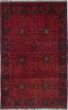 Traditional  Tribal Red Area rug 4x6 Afghan Hand-knotted 234528