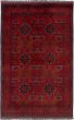 Traditional  Tribal Red Area rug 4x6 Afghan Hand-knotted 235706