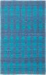 Casual  Contemporary Blue Area rug 5x8 Indian Handmade 306091