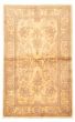 Bordered  Traditional Ivory Area rug 3x5 Afghan Hand-knotted 318219