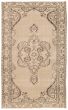 Bordered  Vintage Grey Area rug Unique Turkish Hand-knotted 324103