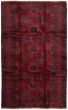 Bordered  Tribal  Area rug 6x9 Afghan Hand-knotted 326459