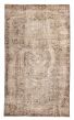 Overdyed  Transitional Grey Area rug 6x9 Turkish Hand-knotted 328214