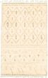 Moroccan  Tribal Ivory Area rug 3x5 Pakistani Hand-knotted 339831