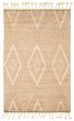 Moroccan  Tribal Brown Area rug 3x5 Indian Hand-knotted 345560