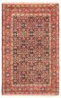 Bordered  Traditional Blue Area rug 3x5 Persian Hand-knotted 358022