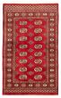 Bordered  Tribal Red Area rug 3x5 Pakistani Hand-knotted 359348