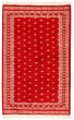 Bordered  Tribal Red Area rug 3x5 Pakistani Hand-knotted 359640