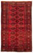 Bordered  Traditional Red Area rug 5x8 Turkish Hand-knotted 364555