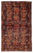 Bordered  Tribal Ivory Area rug 3x5 Afghan Hand-knotted 365413