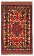 Bordered  Tribal Brown Area rug 3x5 Afghan Hand-knotted 365710