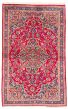 Bordered  Traditional Red Area rug 3x5 Persian Hand-knotted 372806
