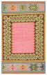 Contemporary/Modern  Tribal Pink Area rug 5x8 Turkish Flat-Weave 374739