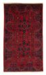 Bordered  Traditional Red Area rug 3x5 Afghan Hand-knotted 376885