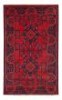 Bordered  Traditional Red Area rug 3x5 Afghan Hand-knotted 376905