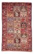 Bordered  Traditional Red Area rug 3x5 Persian Hand-knotted 382544