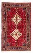 Bordered  Traditional Red Area rug 5x8 Persian Hand-knotted 383892