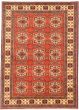 Tribal Brown Area rug 6x9 Afghan Hand-knotted 202843