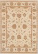 Traditional Ivory Area rug 6x9 Indian Hand-knotted 223847