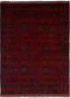 Traditional  Tribal Red Area rug 4x6 Afghan Hand-knotted 243984