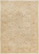 Bordered  Transitional Ivory Area rug 5x8 Turkish Hand-knotted 281199