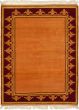 Bordered  Traditional Brown Area rug 3x5 Turkish Hand-knotted 293766