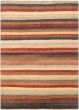 Stripes  Transitional Brown Area rug 5x8 Afghan Hand-knotted 301211