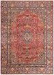Bordered  Traditional Red Area rug 12x15 Persian Hand-knotted 307917