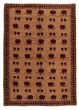 Bordered  Tribal  Area rug 6x9 Afghan Hand-knotted 326649
