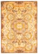 Casual  Transitional Ivory Area rug 5x8 Pakistani Hand-knotted 331556
