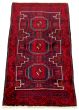 Afghan Rizbaft 2'9" x 5'4" Hand-knotted Wool Red Rug
