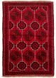 Bordered  Tribal Red Area rug 3x5 Afghan Hand-knotted 333505