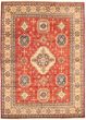 Bordered  Traditional Red Area rug 6x9 Afghan Hand-knotted 336967