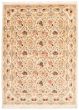 Bordered  Traditional Ivory Area rug 10x14 Pakistani Hand-knotted 338380