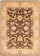 Bordered  Traditional Brown Area rug 10x14 Pakistani Hand-knotted 338457