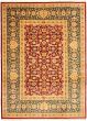 Bordered  Traditional Red Area rug 10x14 Pakistani Hand-knotted 338477