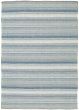 Flat-weaves & Kilims  Transitional Blue Area rug 5x8 Turkish Flat-weave 339314