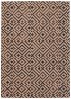 Accent  Transitional Brown Area rug 5x8 Argentina Handmade 340311