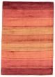 Gabbeh  Tribal Brown Area rug 4x6 Indian Hand Loomed 354494