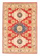 Bordered  Traditional Red Area rug 5x8 Afghan Hand-knotted 360367