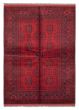 Bordered  Traditional Red Area rug 5x8 Afghan Hand-knotted 360401