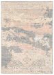 Carved  Transitional Grey Area rug 5x8 Indian Hand-knotted 364828
