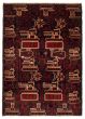 Bordered  Tribal Blue Area rug 3x5 Afghan Hand-knotted 365748