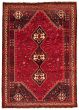 Bordered  Traditional Red Area rug 6x9 Turkish Hand-knotted 372145