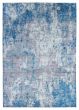 Transitional Blue Area rug 10x14 Indian Hand-knotted 373947