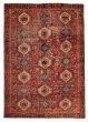 Bordered  Vintage/Distressed Red Area rug 9x12 Turkish Hand-knotted 384871